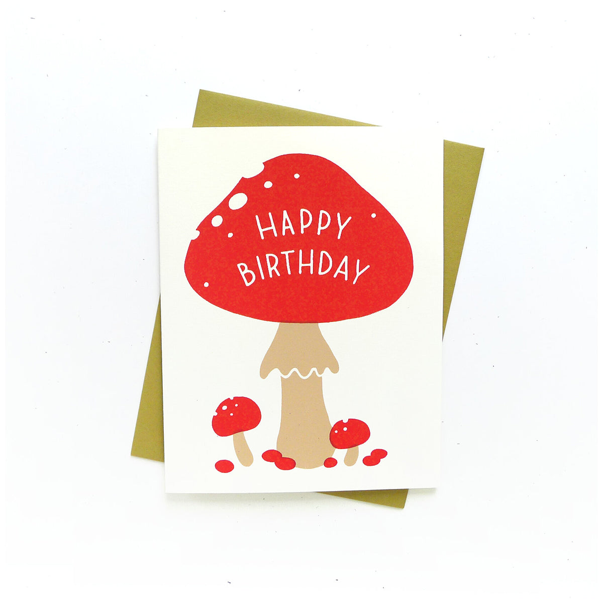 Mushroom Birthday Card