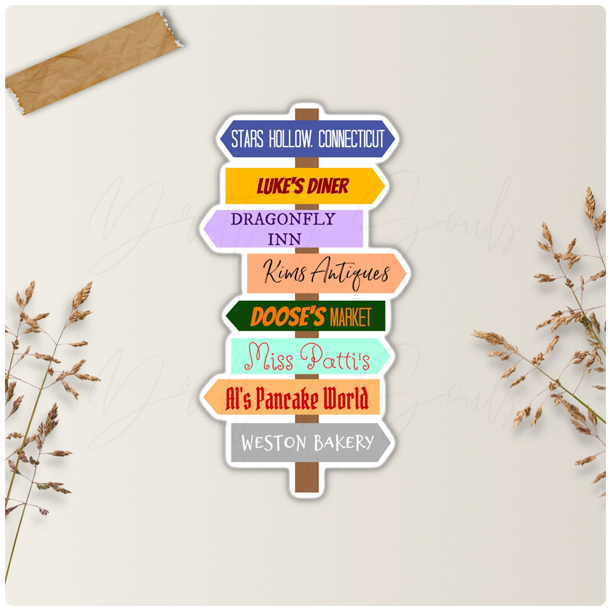 Gilmore Girls Business Sign Stickers