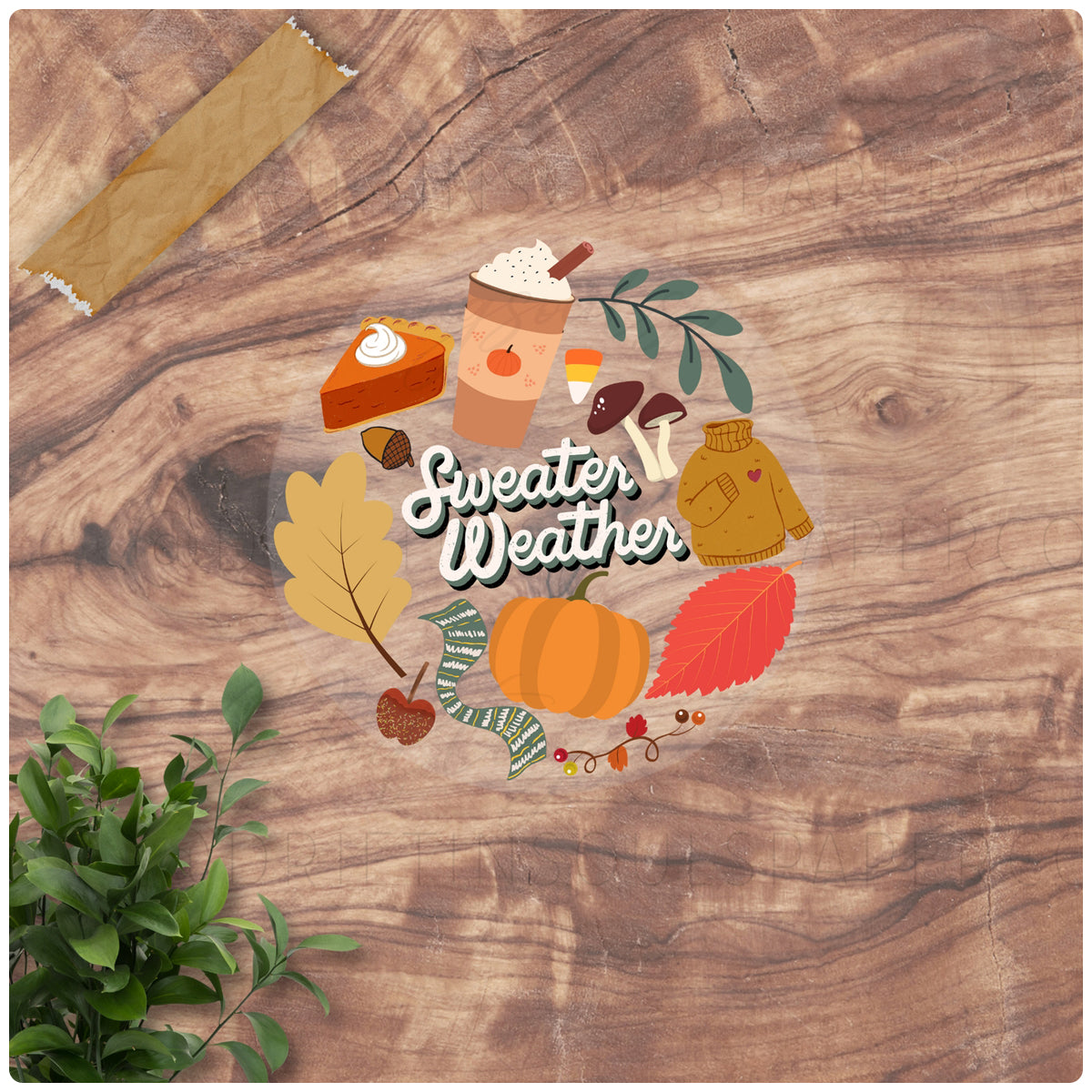 Fall Sweater Weather Stickers