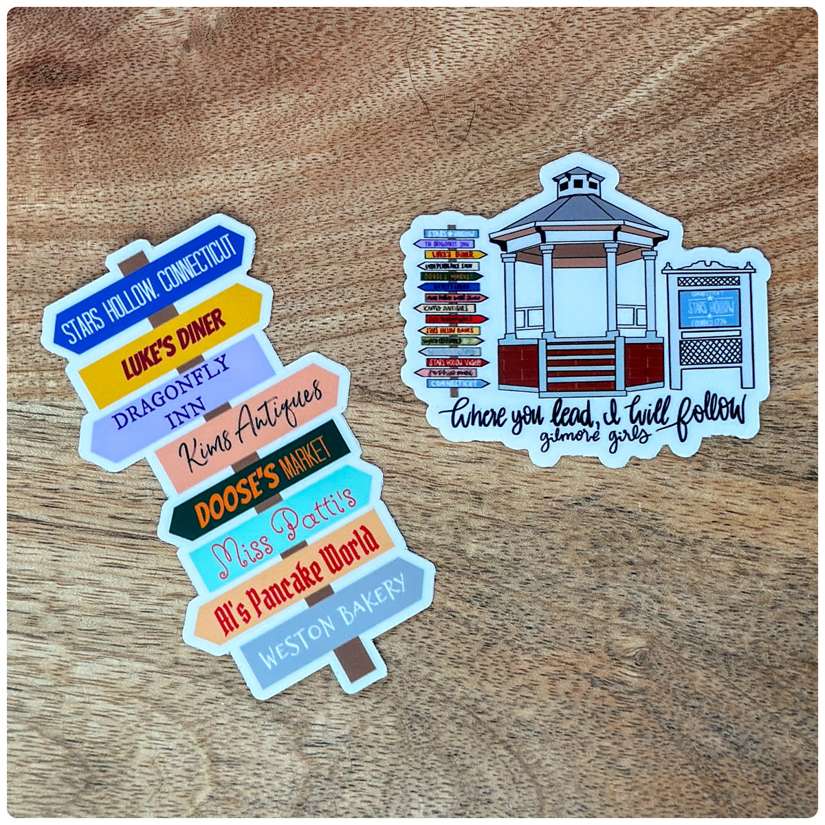 Gilmore Girls Business Sign Stickers