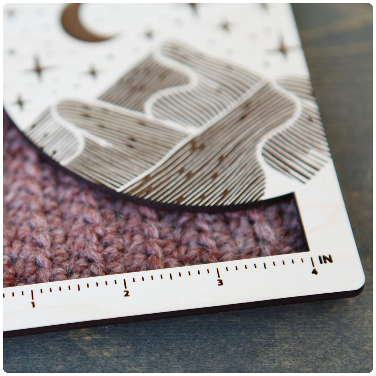 Moon & Mountain Gauge Ruler