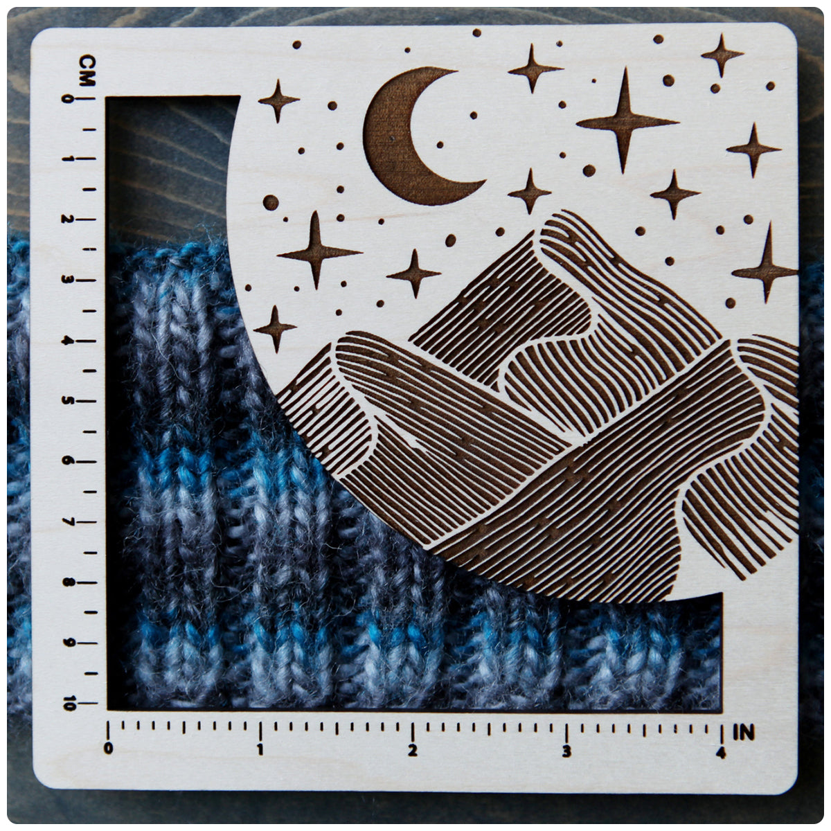 Moon & Mountain Gauge Ruler