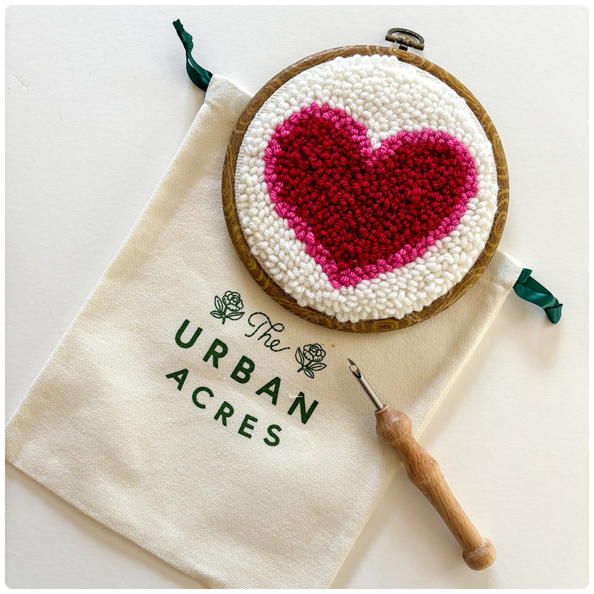 Heart Punch Needle Kit