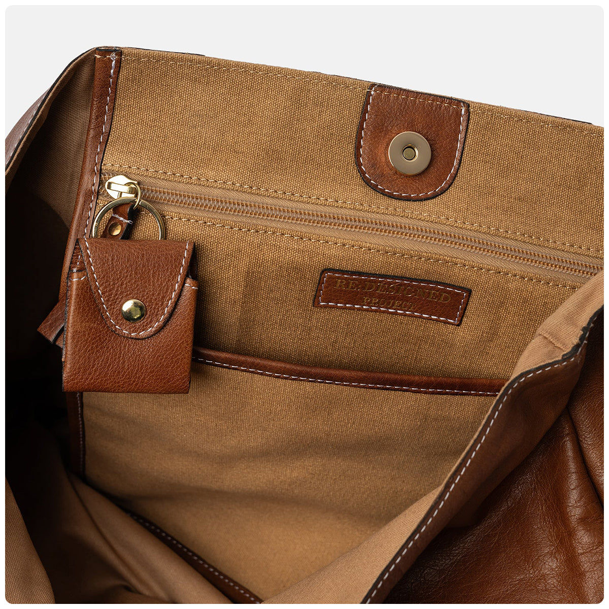 Project 19 Shoulder Bag  - Walnut / Gold