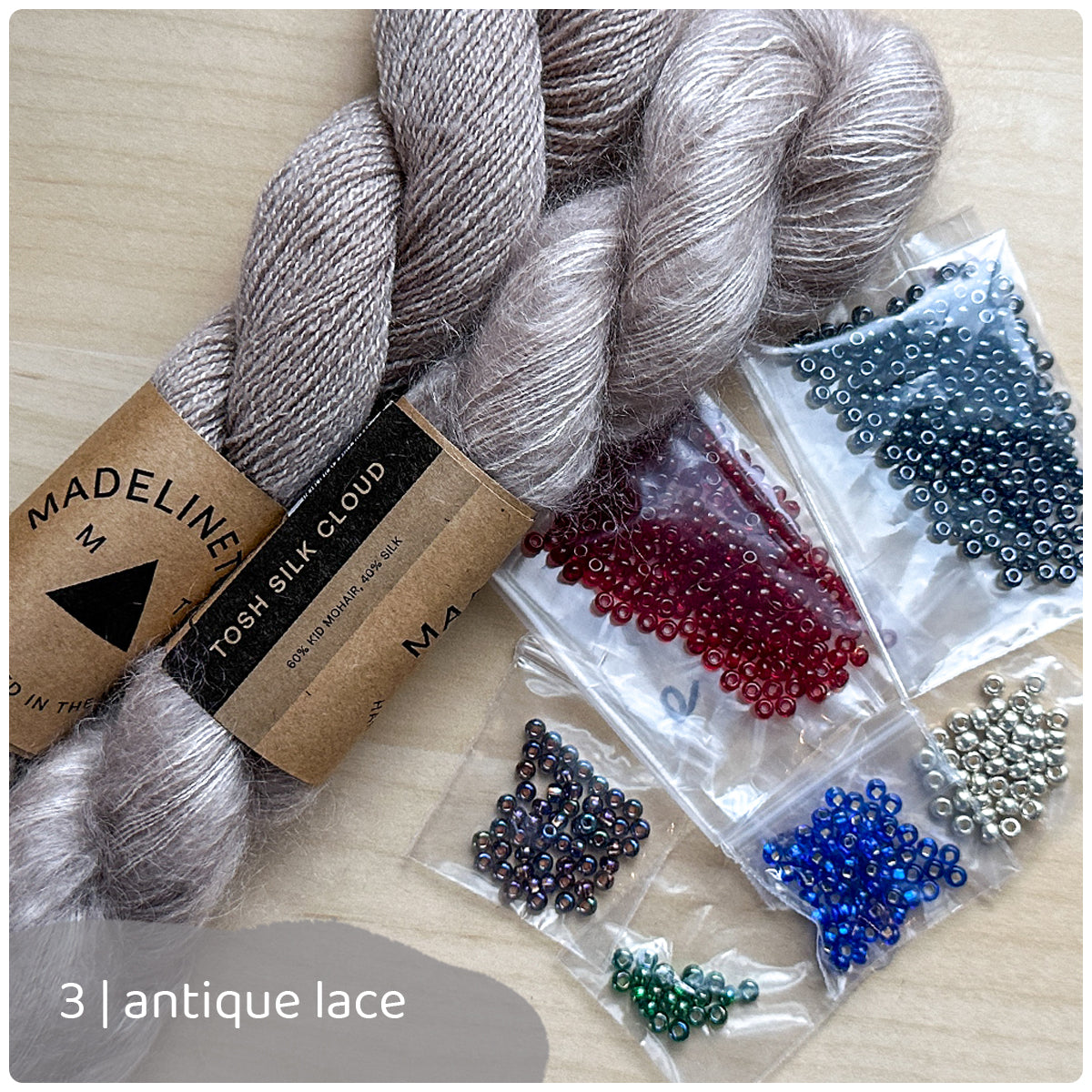 Painting with Beads Scarf Kits