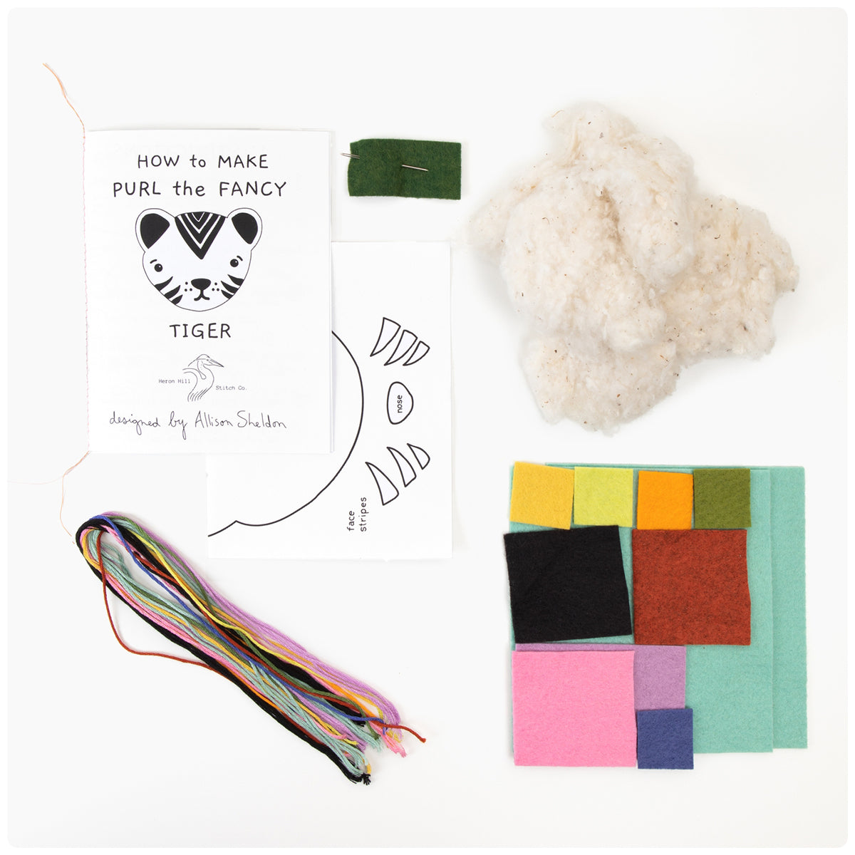 Purl the Fancy Tiger Craft Kit