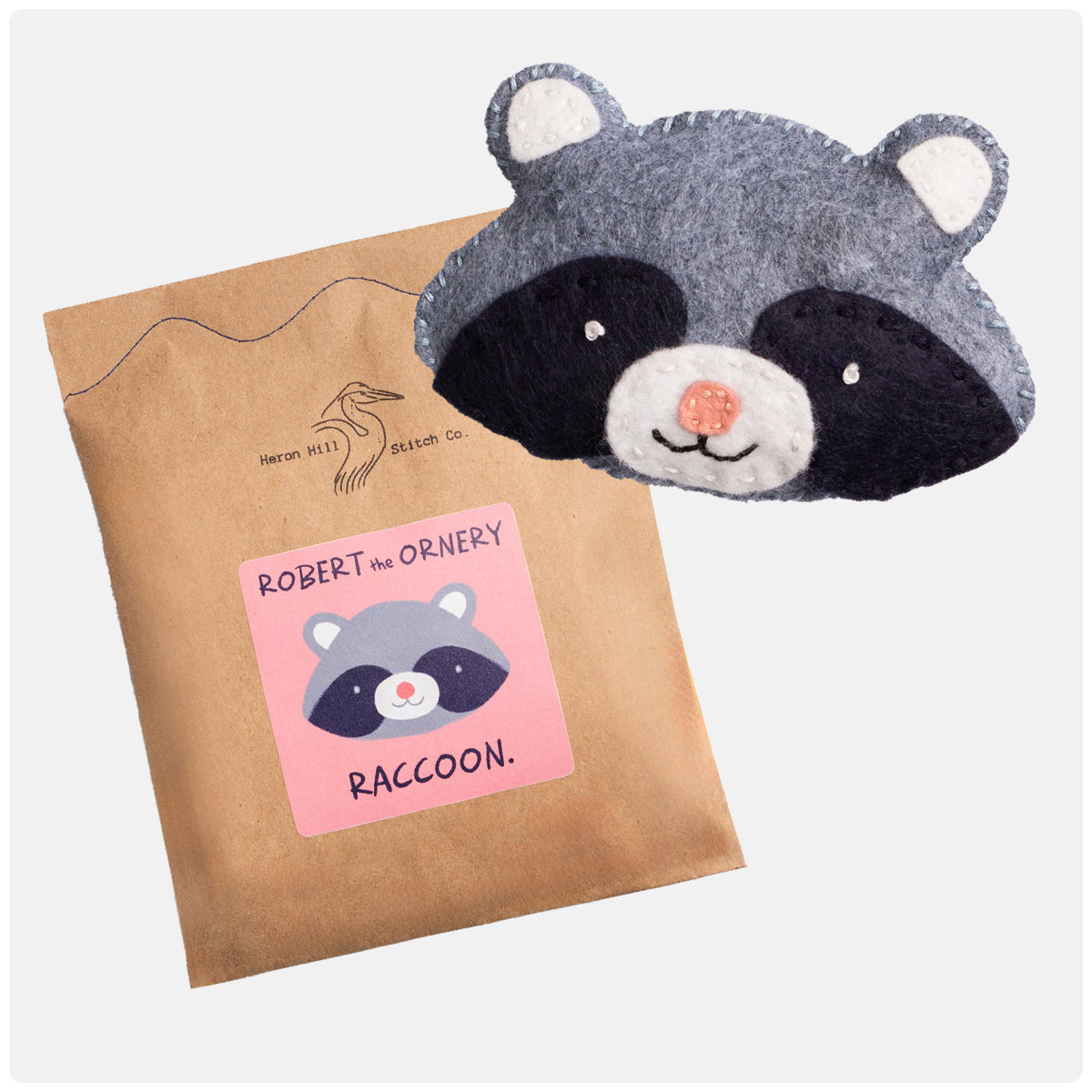 Robert the Ornery Raccoon Craft Kit