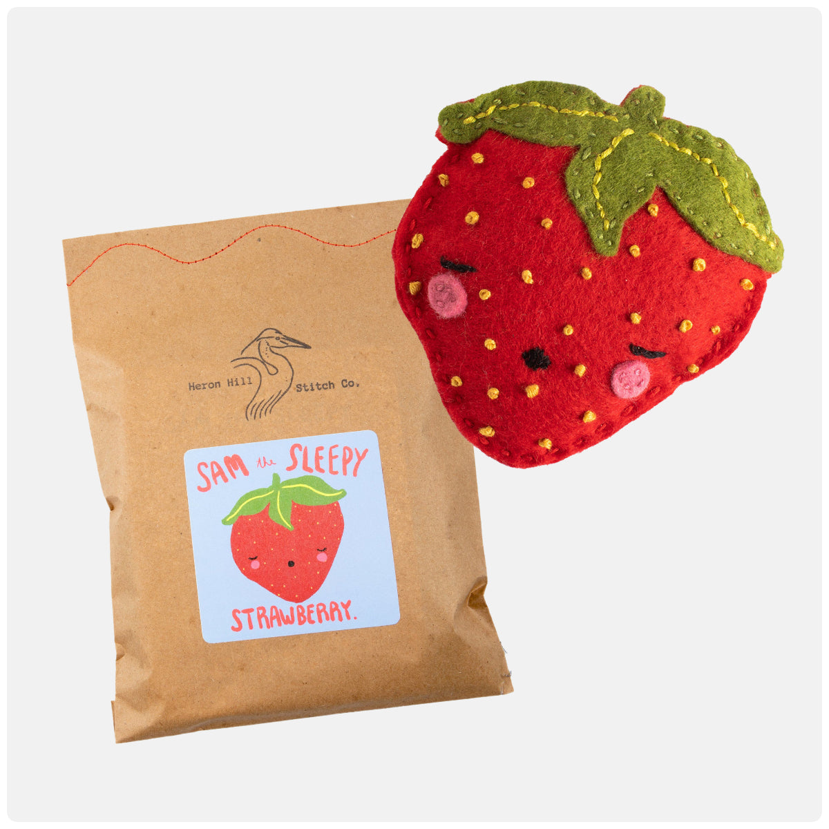 Sam the Sleepy Strawberry Craft Kit