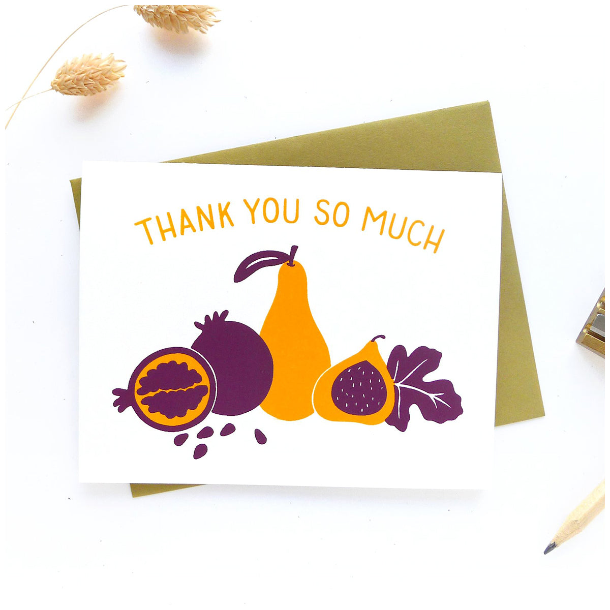 Fruit Thank You Card Set