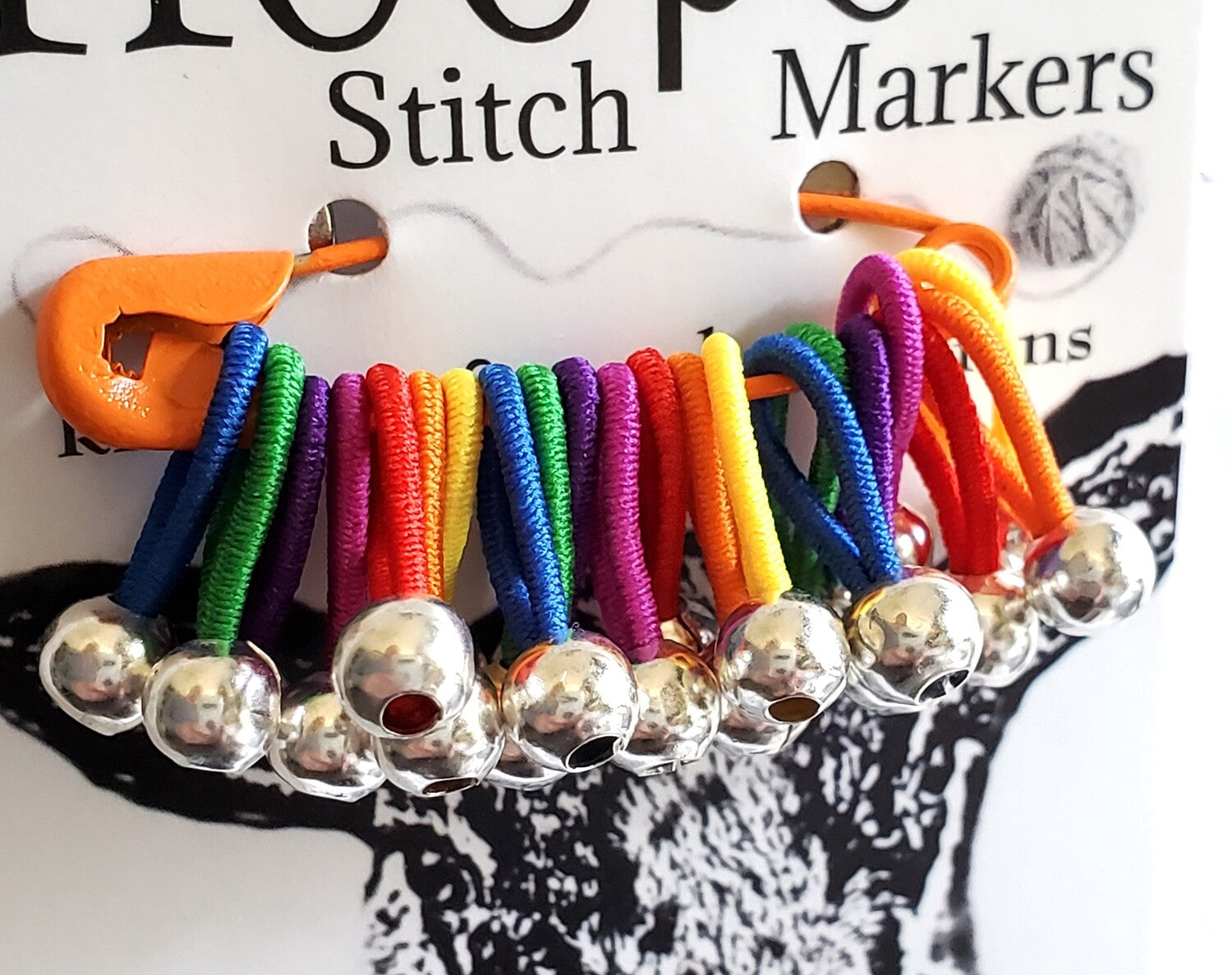 Floops Stitch Markers – Wooden SpoolsQuilting, Knitting and More!